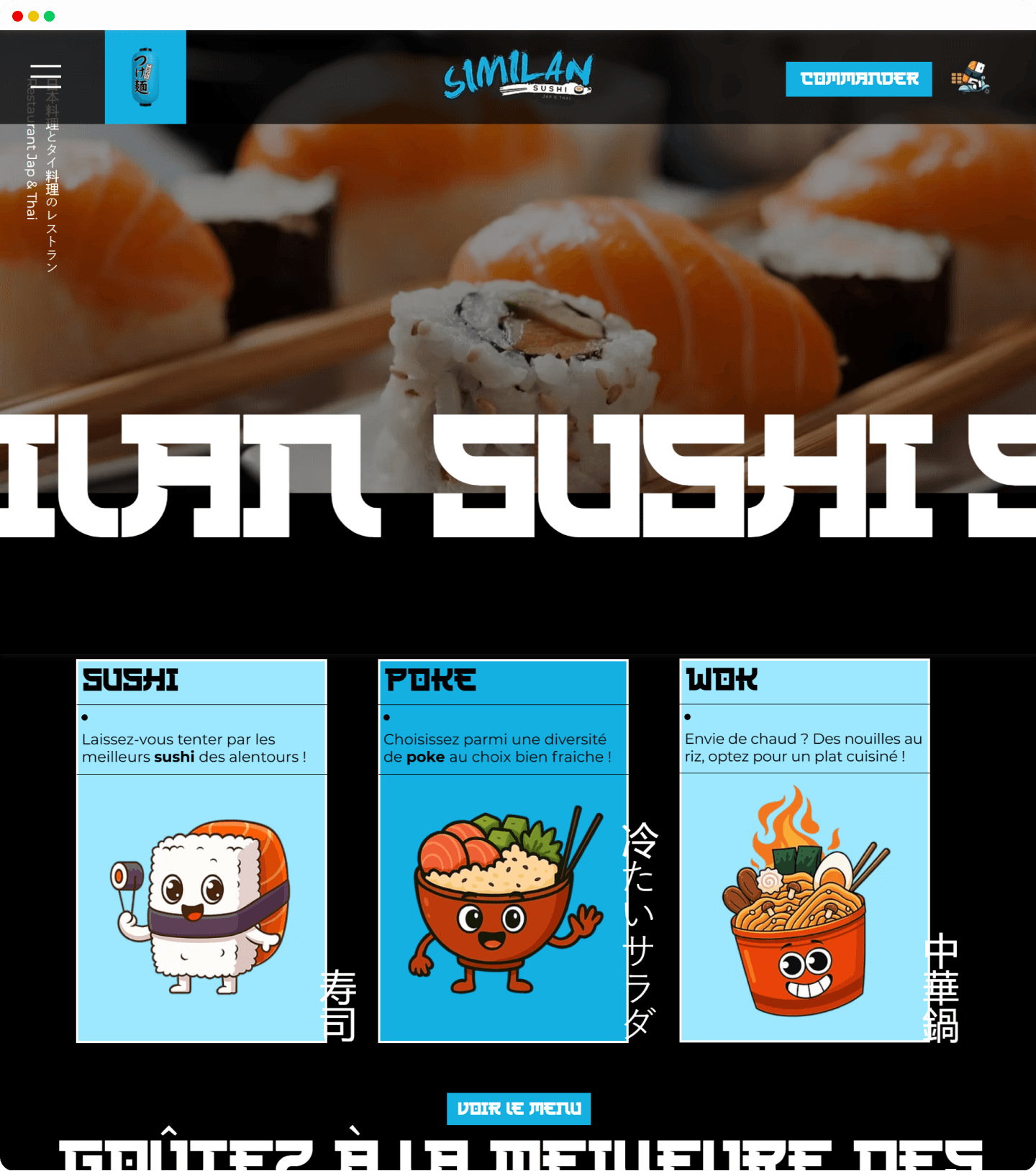 Réalisation Kodee : Similan Sushi