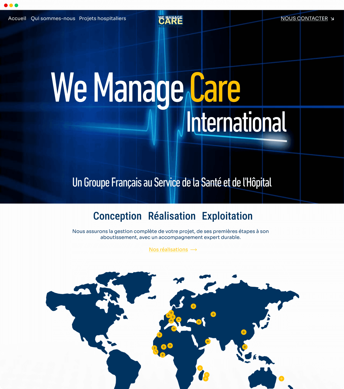Réalisation Kodee : We Manage Care Int.
